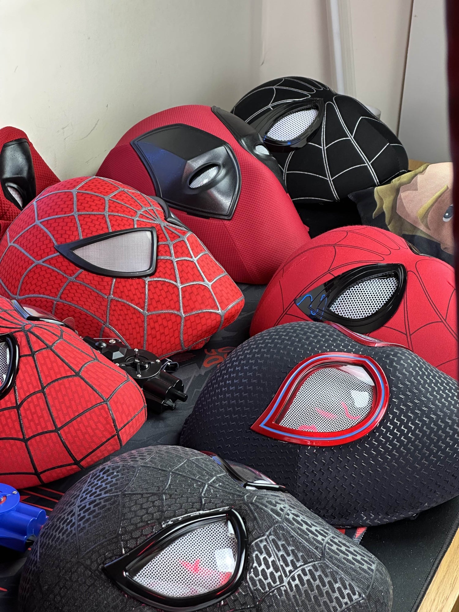 SpideyFace mask collection hero